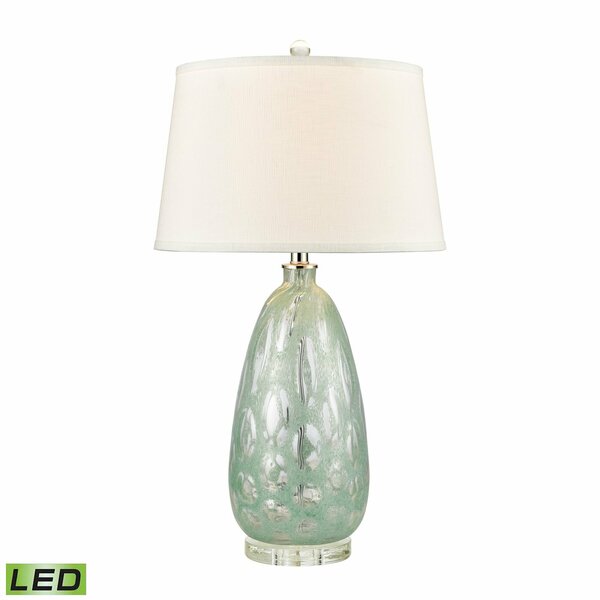 Elk Signature Bayside Blues 29'' High 1-Light Table Lamp - Mint - Includes LED Bulb D4708-LED